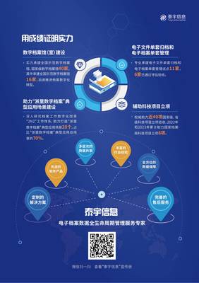 上海泰宇信息技術(shù)股份有限公司 以專業(yè)檔案服務(wù)，賦能企業(yè)數(shù)字化轉(zhuǎn)型